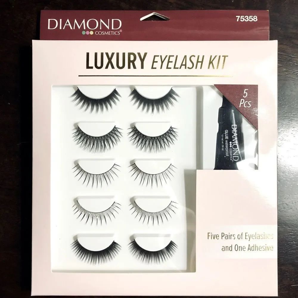 Luxury Eyelash Diamond Cosmetics False Eyelashes Kit